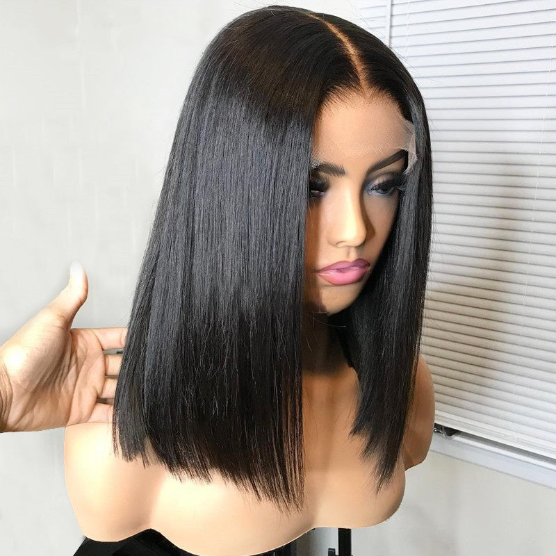 Straight Bob Wig | HD Full Lace | Virgin Cuticle Aligned Hair | Black Women