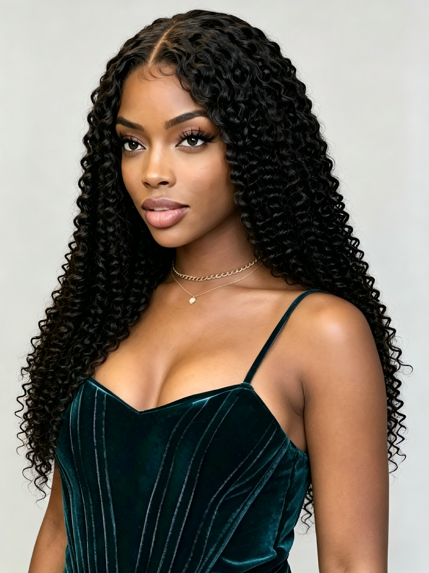 Kinky Curly Lace Front Wig – 4C Edge HD Glueless 100% Human Hair