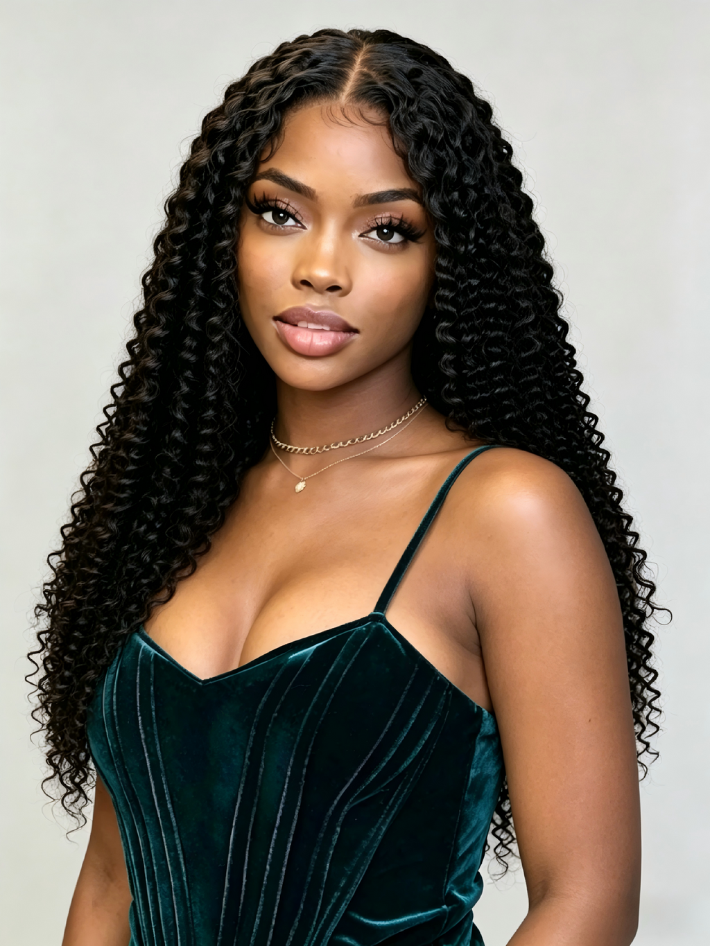 Kinky Curly Lace Front Wig – 4C Edge HD Glueless 100% Human Hair
