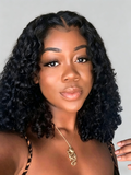 Kinky Curly Bob Wig – HD Lace, Glueless, 100% Raw Human Hair