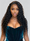Water Wave Lace Front Wig, HD Transparent Lace, 100% Raw Human Hair