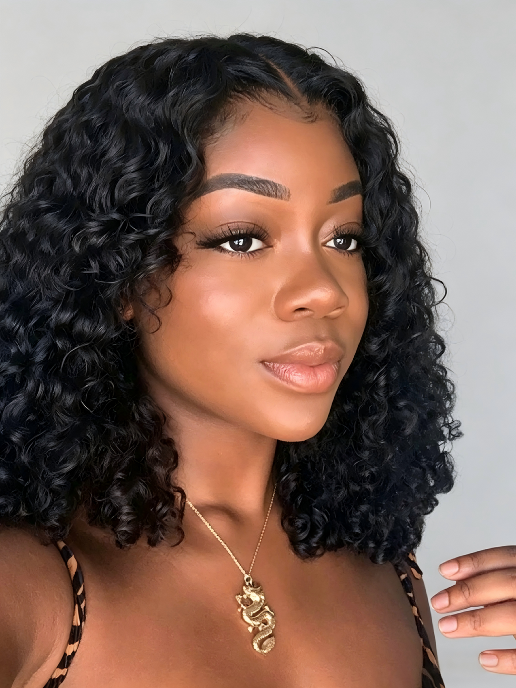 Kinky Curly Bob Wig – HD Lace, Glueless, 100% Raw Human Hair