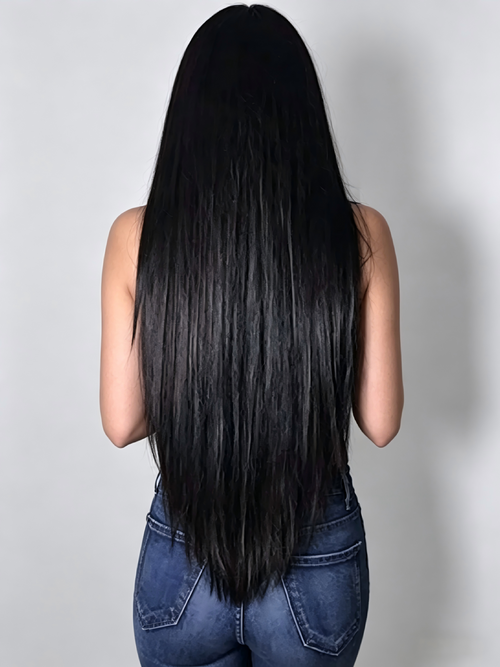 Bone Straight HD Lace Front Wig, 12A 100% Raw Human Hair