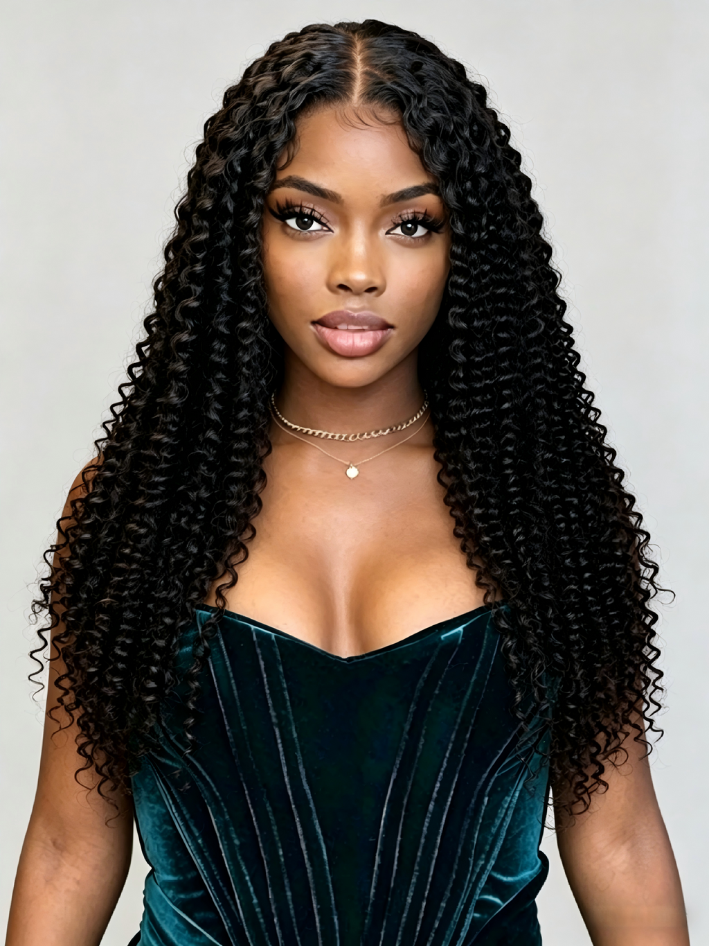 Kinky Curly Lace Front Wig – 4C Edge HD Glueless 100% Human Hair