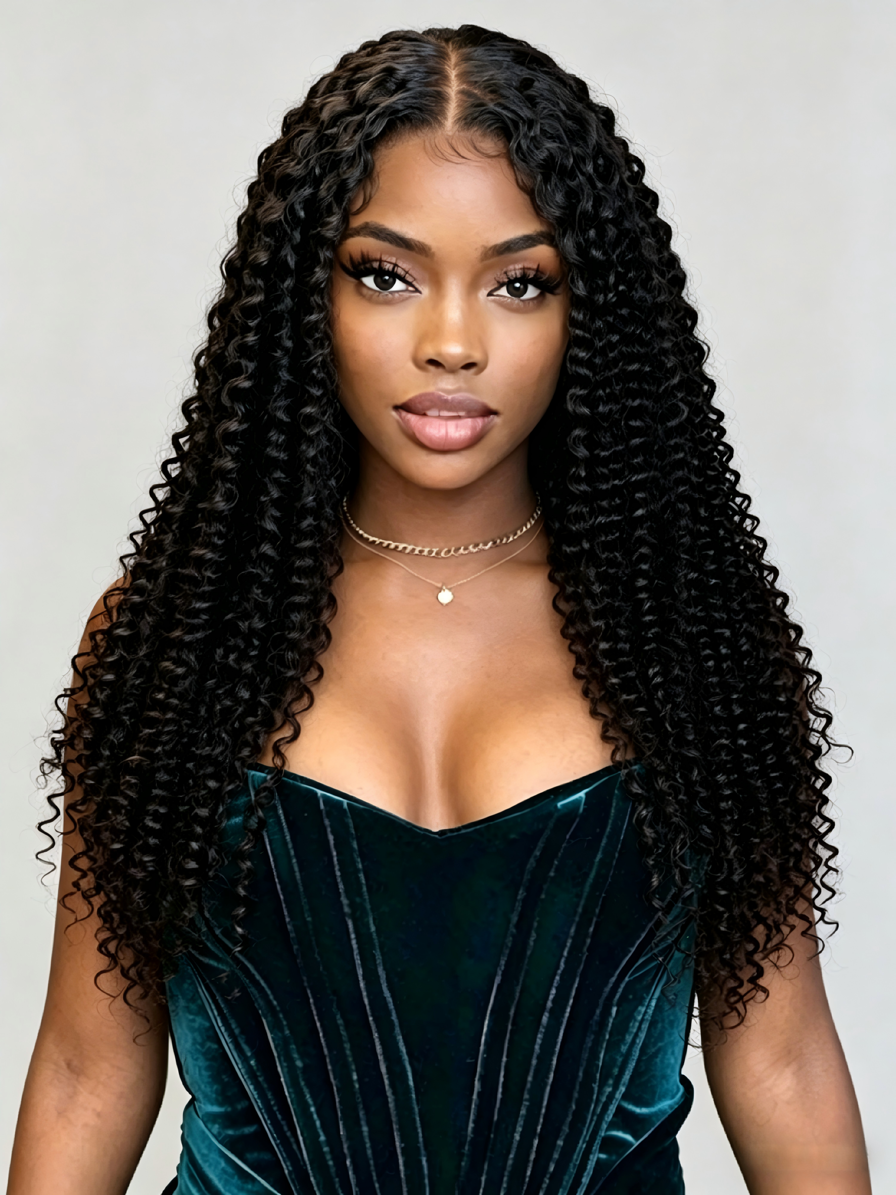 Kinky Curly Lace Front Wig – 4C Edge HD Glueless 100% Human Hair