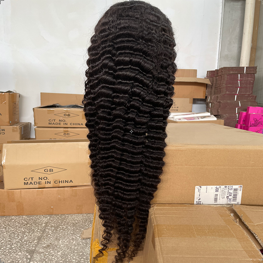 Deep Wave HD Lace Front Wig – 100% Virgin Human Hair