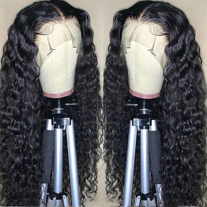 Deep Wave HD Lace Front Wig – 100% Virgin Human Hair