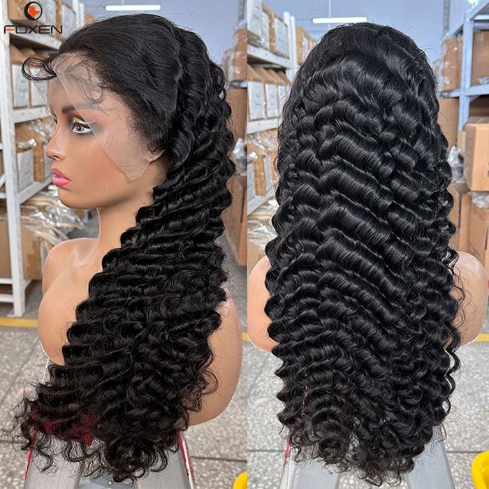 Deep Wave HD Lace Front Wig – 100% Virgin Human Hair