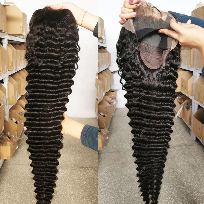 Deep Wave HD Lace Front Wig – 100% Virgin Human Hair